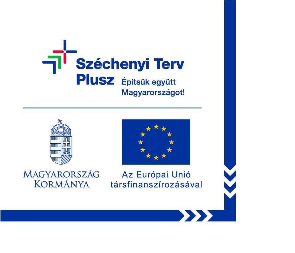GINOP Plusz infoblokk — Széchenyi Terv Plusz, Magyarország Kormánya, az Európai Unió társfinanszírozásával